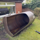 Metal oil tank removal in Belfast