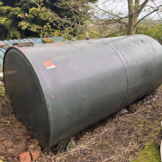Metal oil tank removal in Antrim